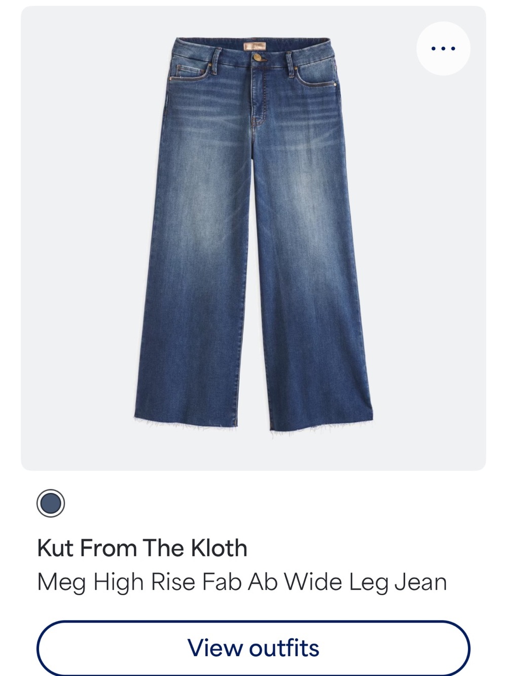Kut from the Kloth Meg High Rise Wide Leg